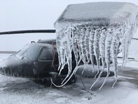 Helicopter Its a bit chilly in Romania